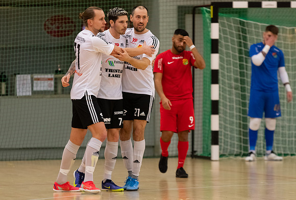 Match i Svenska Futsal Ligan mellan Torslanda IK och Skoftebyns IF