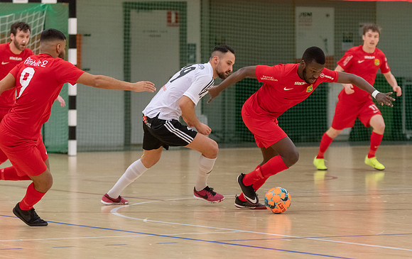Match i Svenska Futsal Ligan mellan Torslanda IK och Skoftebyns IF