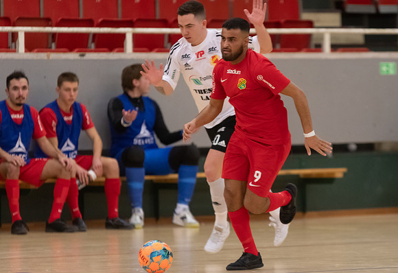 Match i Svenska Futsal Ligan mellan Torslanda IK och Skoftebyns IF