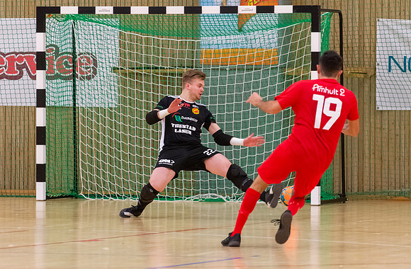 Match i Svenska Futsal Ligan mellan Torslanda IK och Skoftebyns IF