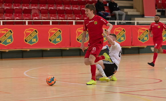 Match i Svenska Futsal Ligan mellan Torslanda IK och Skoftebyns IF