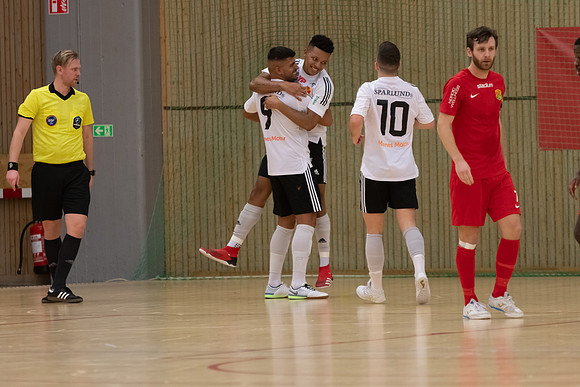 Match i Svenska Futsal Ligan mellan Torslanda IK och Skoftebyns IF