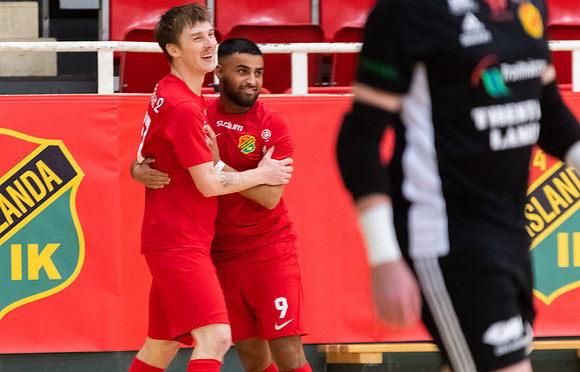 Match i Svenska Futsal Ligan mellan Torslanda IK och Skoftebyns IF