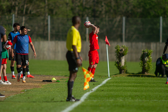 Match i Ettan Södra Mellan Torslanda IK och Arianda FC