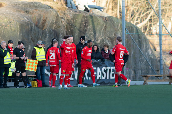 Match i Ettan Södra Mellan Torslanda IK och Oskarshamns AIK