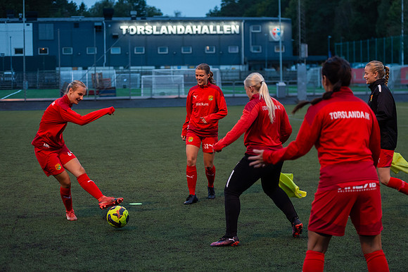 Match i Div 3 Damer Mellan Torslanda IK och Mossens BK