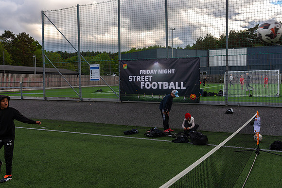 Match i Ettan Södra Mellan Torslanda IK och FC Trollhättan