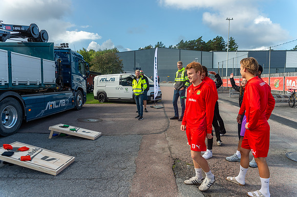 Match i Divistion 2 Västra Götaland Mellan Torslanda IK och IF Böljan Falkenberg