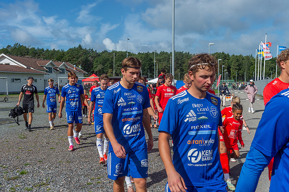 Match i Divistion 2 Västra Götaland Mellan Torslanda IK och IF Böljan Falkenberg