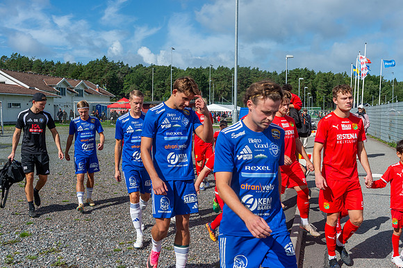 Match i Divistion 2 Västra Götaland Mellan Torslanda IK och IF Böljan Falkenberg