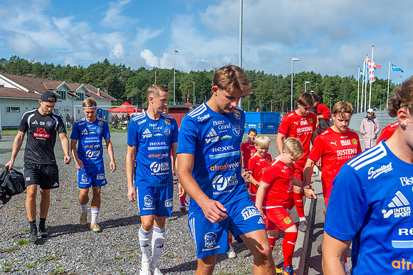 Match i Divistion 2 Västra Götaland Mellan Torslanda IK och IF Böljan Falkenberg