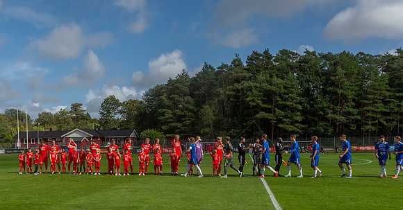 Match i Divistion 2 Västra Götaland Mellan Torslanda IK och IF Böljan Falkenberg