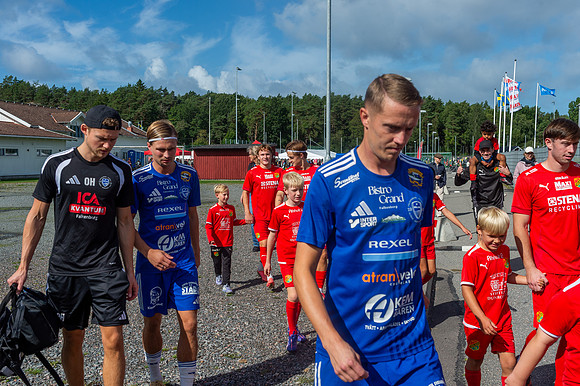 Match i Divistion 2 Västra Götaland Mellan Torslanda IK och IF Böljan Falkenberg
