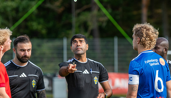 Match i Divistion 2 Västra Götaland Mellan Torslanda IK och IF Böljan Falkenberg
