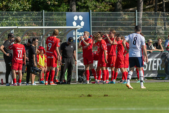 Match i Ettan Södra Mellan Torslanda IK och FC Rosengård