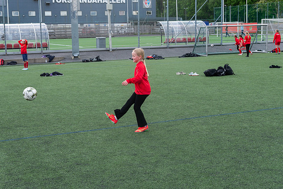 Match i Ettan Södra Mellan Torslanda IK och FC Trollhättan