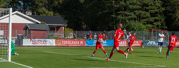 Match i Ettan Södra Mellan Torslanda IK och FC Rosengård
