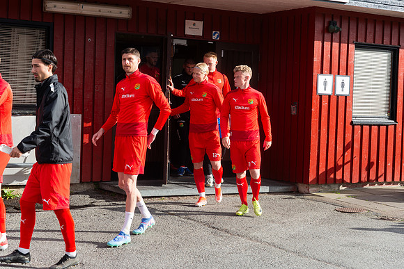 Match i Ettan Södra Mellan Torslanda IK och FC Trollhättan
