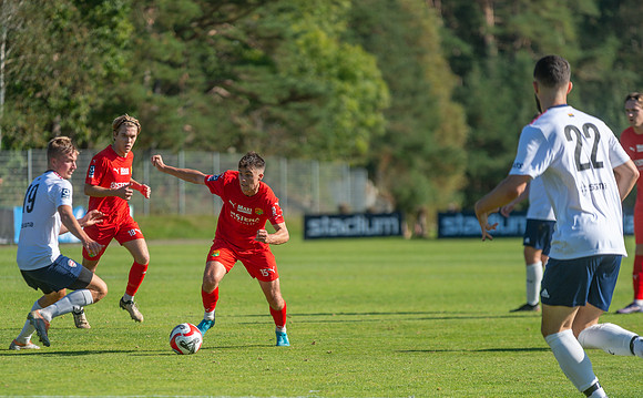 Match i Ettan Södra Mellan Torslanda IK och FC Rosengård