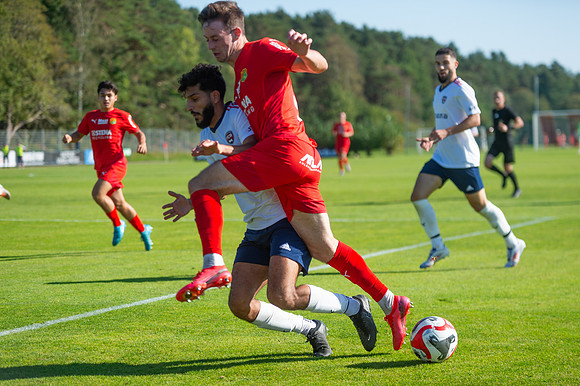 Match i Ettan Södra Mellan Torslanda IK och FC Rosengård