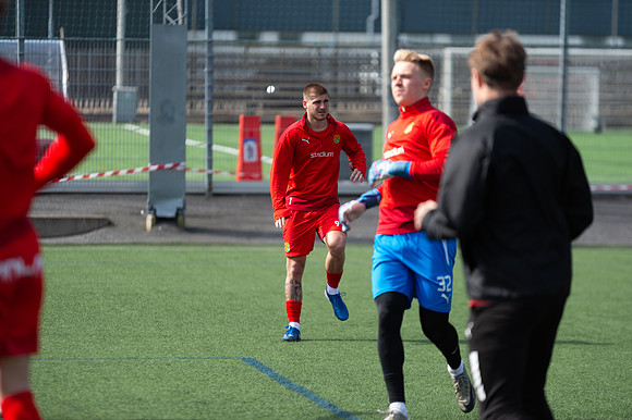 Match i Ettan Södra Mellan Torslanda IK och Jönköpings Södra IF