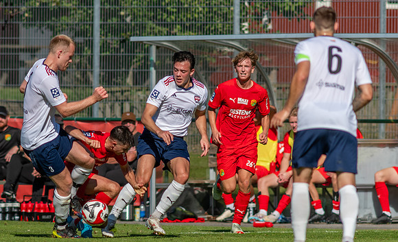 Match i Ettan Södra Mellan Torslanda IK och FC Rosengård