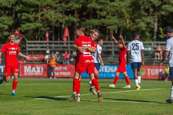 Match i Ettan Södra Mellan Torslanda IK och FC Rosengård