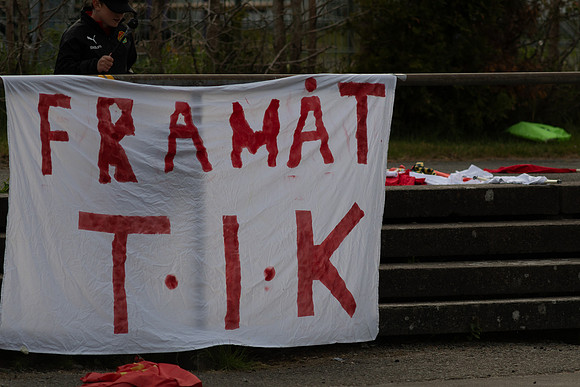 Match i Ettan Södra Mellan Torslanda IK och FC Trollhättan