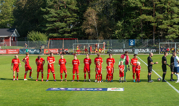 Match i Ettan Södra Mellan Torslanda IK och FC Rosengård