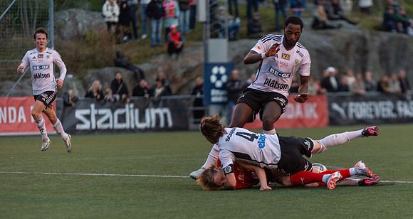 Match i Ettan Södra Mellan Torslanda IK och Oskarshamns AIK