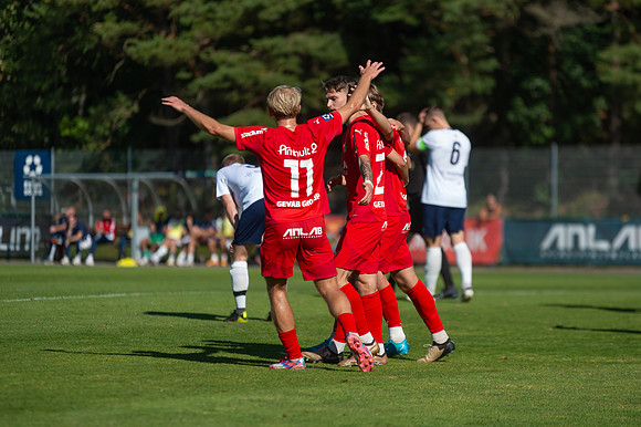 Match i Ettan Södra Mellan Torslanda IK och FC Rosengård