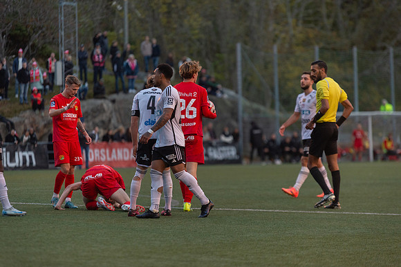 Match i Ettan Södra Mellan Torslanda IK och Oskarshamns AIK