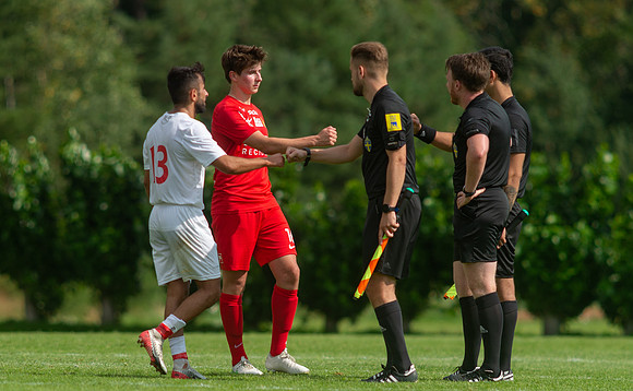 Match i Div 2 Västra Götaland Mellan Torslanda IK och Höganäs BK