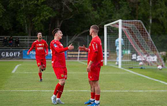 Match i Ettan Södra Mellan Torslanda IK och FC Trollhättan