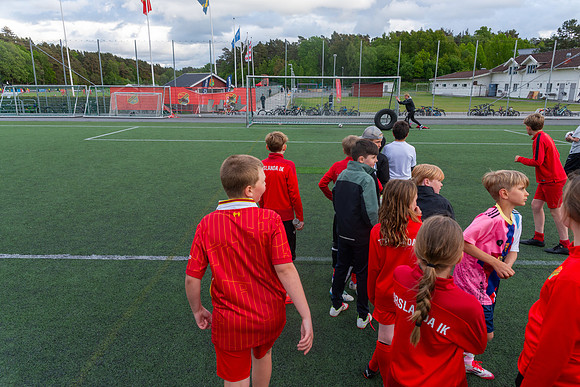 Match i Ettan Södra Mellan Torslanda IK och FC Trollhättan