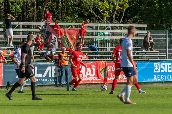 Match i Ettan Södra Mellan Torslanda IK och FC Rosengård