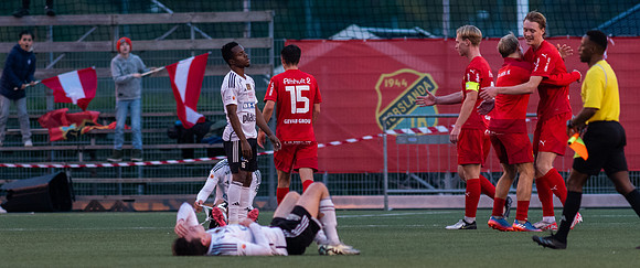 Match i Ettan Södra Mellan Torslanda IK och Oskarshamns AIK