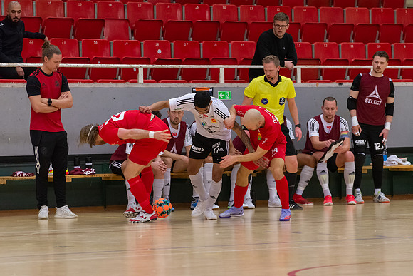 Match i Svenska Futsal Ligan mellan Torslanda IK och Skoftebyns IF