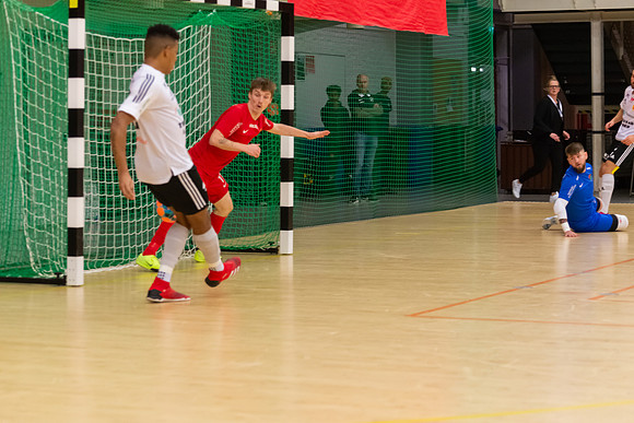 Match i Svenska Futsal Ligan mellan Torslanda IK och Skoftebyns IF