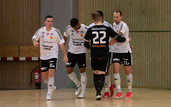 Match i Svenska Futsal Ligan mellan Torslanda IK och Skoftebyns IF