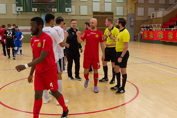 Match i Svenska Futsal Ligan mellan Torslanda IK och Skoftebyns IF