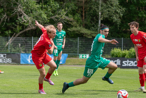 Match i Ettan Södra Mellan Torslanda IK och Ljungskile SK