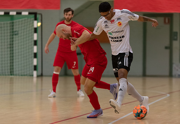 Match i Svenska Futsal Ligan mellan Torslanda IK och Skoftebyns IF