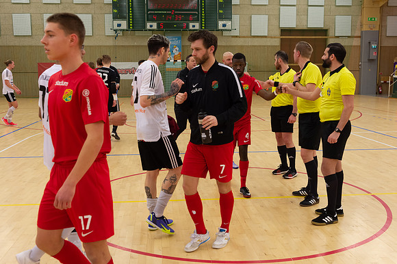 Match i Svenska Futsal Ligan mellan Torslanda IK och Skoftebyns IF