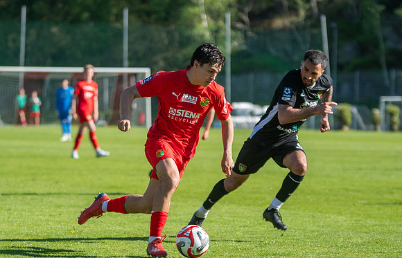 Match i Ettan Södra Mellan Torslanda IK och Arianda FC