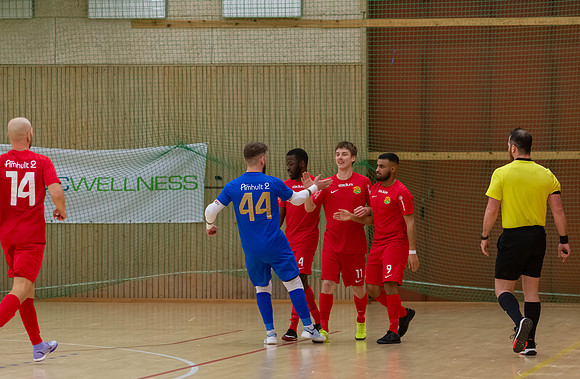 Match i Svenska Futsal Ligan mellan Torslanda IK och Skoftebyns IF