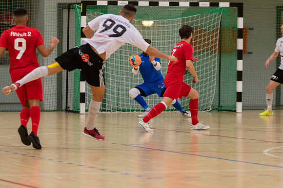Match i Svenska Futsal Ligan mellan Torslanda IK och Skoftebyns IF