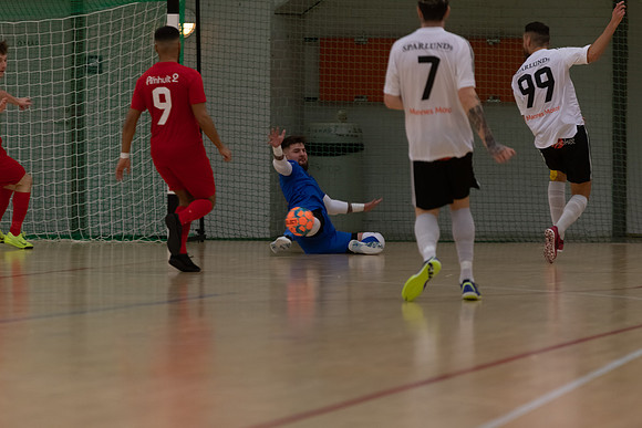 Match i Svenska Futsal Ligan mellan Torslanda IK och Skoftebyns IF