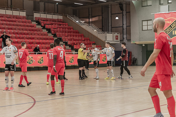 Match i Svenska Futsal Ligan mellan Torslanda IK och Skoftebyns IF