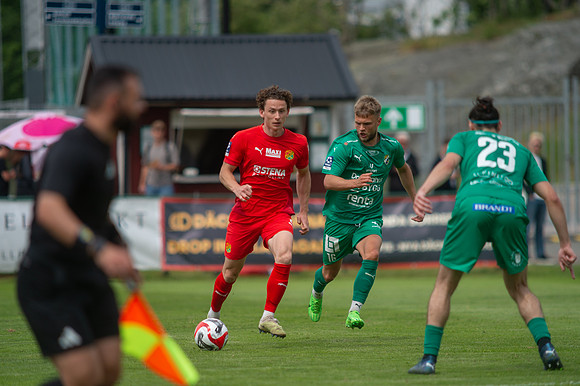 Match i Ettan Södra Mellan Torslanda IK och Ljungskile SK